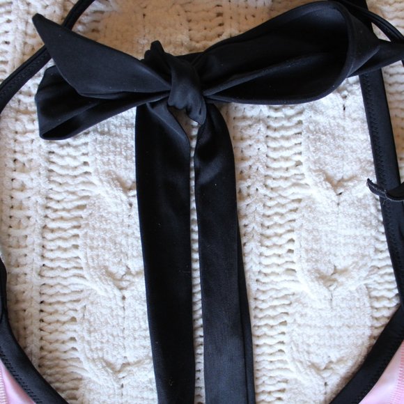 Leilani Women's Black/Pink Bikini Set ~4~ - Picture 8 of 9